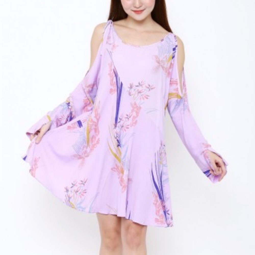 FREE PEOPLE Clear Skies Tunic Lilac M